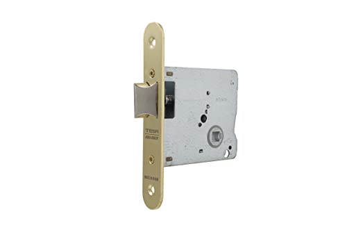 Tesa Assa Abloy 20154RHL Cerraduras De Embutir Para Puertas De Madera Latonado Entrada 40 mm/Frente Redondo 2015