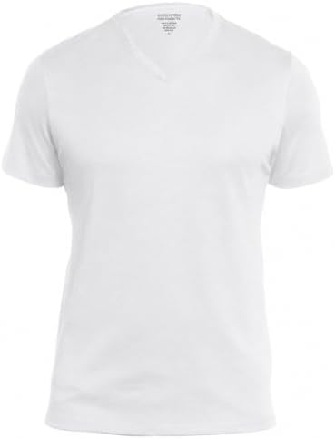 BANANA REPUBLIC Men's Factory Premium-Wash V Neck T Shirt Short Sleeve