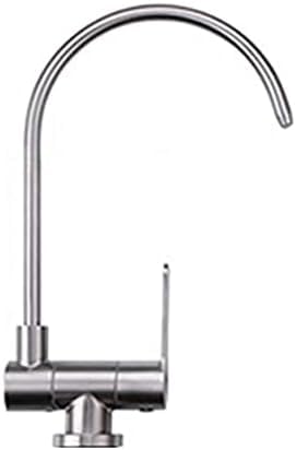 Grifo con filtro de agua potable Grifos para ventana cepillados Grifo para fregadero de cocina de ósmosis inversa con rotación de 360 ​​grados Se adapta a todos los sistemas de filtro de agua-F,E