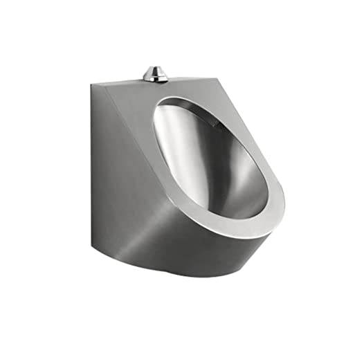 OTQEFTN Wall-Mounted Stainless Steel Commercial Flushing urinals, Men's Public Toilet Automatic Induction urinals,Wall Drainage/Floor Drainage,Used in Homes, Hotels, Schools