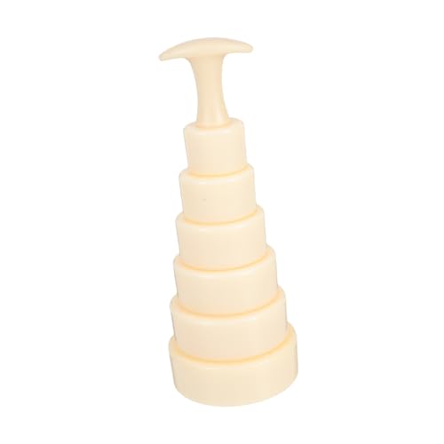 ERINGOGO Kit de Molde para Tartas Francés Mango Ergonómico Fondo Desmontable y Prensa para Masa Prensa para Tartaletas y Postres de Frutas