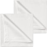  Curt Bauer Servietten Dessin 1514 Gent Farbe offwhite-3838 Größe 2x50x50 cm Klassisch Tafeltuch hochwertiger Glanz Uni-Satin Ziersaum Vollzwirnqualität