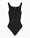 Armani Exchange Women's Stretch Jersey Basic Bodycon Bodysuit, Black, Large