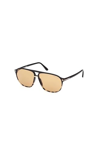 Image of Tom Ford Bruce TF1026 05E Sunglasses Men's Shiny Tokyo Tortoise /Black /Brown 61mm
