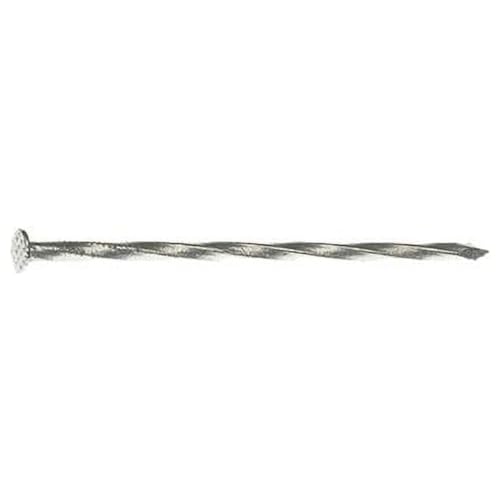 3.5 in. 16D Deck Hot-Dipped Galvanized Steel Flat Head Nail Gray - 30 lbs