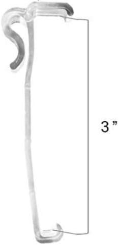 Valance Clips for Window Blind Valance - 4 different sizes! , 6 Pack, 10 Pack, 12 pack and 20 Pack!! (12, 3.0)