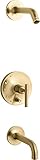 Photo Gallery kohler k-t14421-4l-2mb purist vasca e doccia rubinetto sistemi doccia bagno, vibrante spazzolato moderne ottone Photo Gallery kohler k-t14421-4l-2mb purist vasca e doccia rubinetto sistemi doccia bagno, vibrante spazzolato moderne ottone