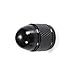 4pcs Black Aluminum Nipple Caps Bullet Car Truck Air Port Cover Tire Rim Valve Wheel Stem Cap Exterior Parts Car Accessories