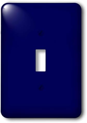 3dRose LLC lsp_30649_1 Navy Blue, Single Toggle Switch image 2