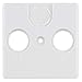 Produktbild REV 0236630106 Quadro, Abdeckung Antennendose (TV/RF), weiss