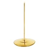 Veemoon Porta Menús de Acero Inoxidable Dorado Pinchos, Soporte Estable de 2 Cm para Recibos, Facturas y Notas, Accesorio Adecuado para Restaurantes, Bares, Oficinas y Tiendas de Té