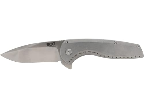 SOG Aegis FLK 2.0 ​/ 3.5" Drop Point Blade/Blister Pack/Stonewash
