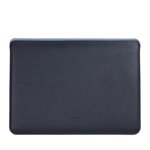 Housse MacBook Pro Air anti-rayures étui en cuir ordinateur portable 13 14 15 pouces Navy