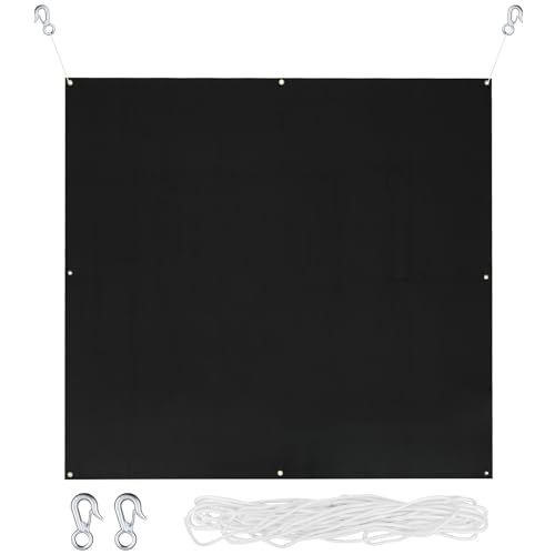 Archery Backstop Netting Heavy Duty with Rope and Hooks Portable Archery Shooting Net Accessories for Backyard Outdoor Bow Practice 5 * 5ft Arrow backstop Netting with Reinforced Metal Grommets