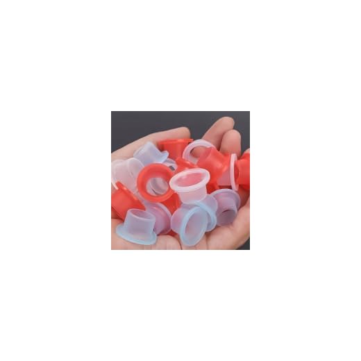 20pcs Silicone Faucet Gaskets 10/20/50 Pack Flexible Leak-Proof Sealing Rings Durable Design for Kitchen Sink and Bathroom Tap, Red