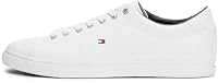 Tommy Hilfiger Men's Essential Leather Sneaker, White, EU 40/US 7.5
