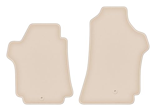 Tapis de sol velours Hyundai Travel II beige de qualité supérieure Fortuna