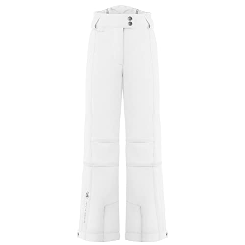 Pantalon de ski Poivre Blanc fille 0820 blanc, vêtement hiver technique