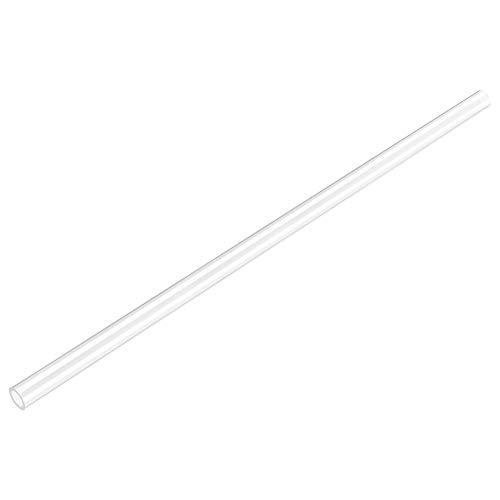 Image of uxcell Clear Rigid Tubing 4mm(5 /32'') ID x 6mm(1 /4'') OD x 1Ft Length Round Plastic Polycarbonate Tube