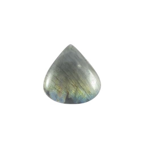 Labradorite naturelle en cœur pour fabriquer un pendentif fait main