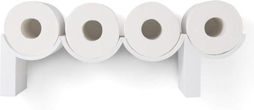The Original Poop - Toilet Paper Holder - Functional and Fun TP Shelf! Bathroom Wall Decor/Art