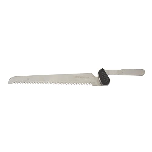 Restaurantware Stainless Steel Bread Knife Blade Only 1 Count 10Ã¢â‚¬ Sharp Compatible With Electric Bread Knife Set For Home Kitchens Bakeries Commercial Restaurants Supermarkets And Sandwich Shops