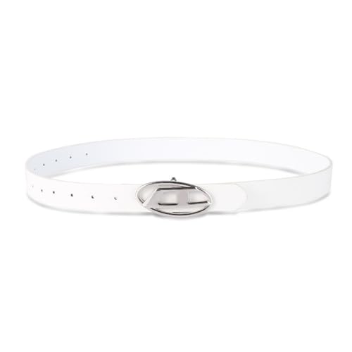 Women's jeans belt, fashionable dress decoration, shiny letter D-buckle 3cm wide belt,Dress, jeans, single needle buckle