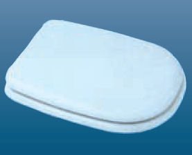 Sedile Non Originale in Legno Rivestito Ideal Standard TESI Colore Bianco