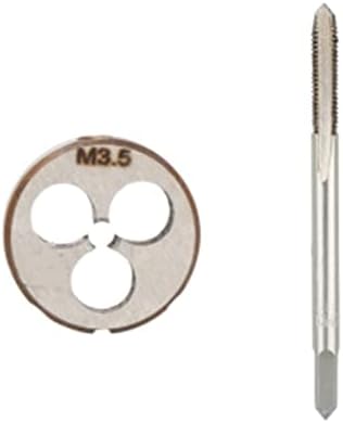 2Pcs Metric Screw Tap and Die Set M1.1 M2 M2.2 M2.5 M3.5 - Right Hand Mini Thread Tools for Precision Machining, M2.2x0.45 Size, Ideal for DIY and Professionals
