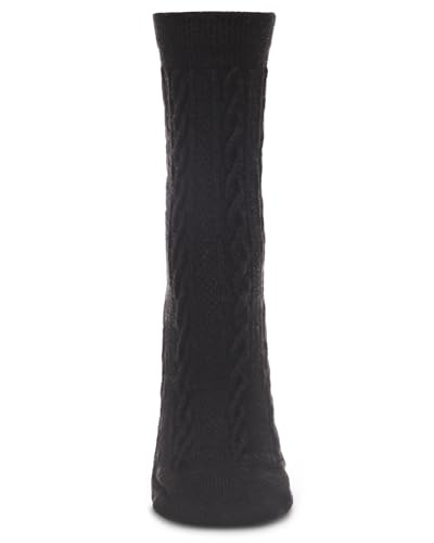 MeMoi Women's Classic Cozy and Warm Cable Knit Crew Socks3
