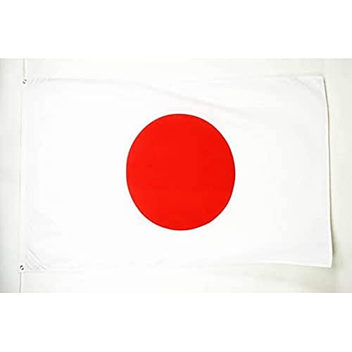 AZ FLAG - Japan Flag - 2x3 Ft - 100D Polyester Japanese Banner with Two Metal Grommets - Fade Resistant - Vivid Colors - 2' x 3' Feet - 90x60 Cm