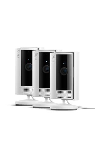 Ring Innenkamera (Indoor Camera 2. Gen.) | Überwachungskamera für den Innenbereich | 1080p-HD-Video, Privatsphäre-Sichtschutz, WLAN, ideal für Haustiere, zur Selbstinstallation | 3 Sicherheitskameras