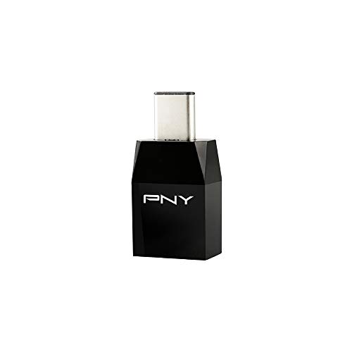 PNY Type-C 3.1 to Type-A Adapter, Black