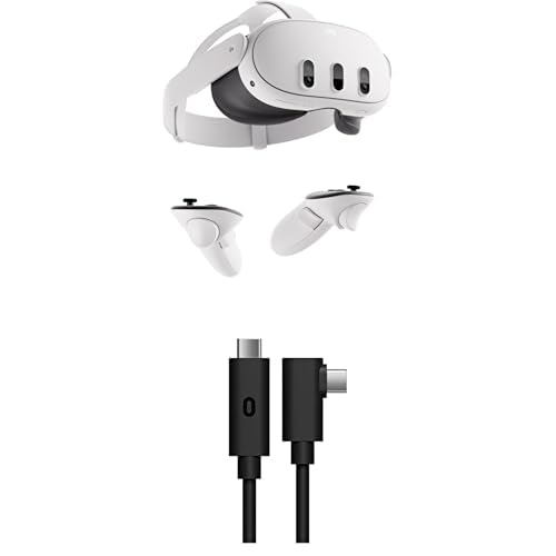 Bundle of Meta Quest 3 128GB — Breakthrough Mixed Reality Headset — Powerful Performance (Renewed Premium) + Meta Quest 3 Elite Strap - 128GB - Comfort Bundle