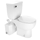 SANIFLO Saniplus + Toilet Bowl Round + Toilet Tank Bundle - Residential - White