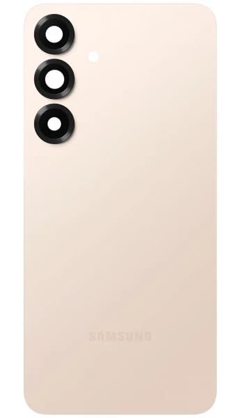 Cache batterie Samsung Galaxy S25 face arrière rose doré vitre S931B