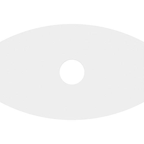 Image of Ekena Millwork CMP40X26KY-07000 Kailey Architectural Grade PVC Contemporary Urethane Ceiling Medallions 40 inchW x 26 5 /8 inchH x 7 inchID x 21 1 /2 inchC x 1 inchP