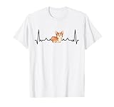 Photo Gallery corgi heartbeat funny pet corgi amante dei cani maglietta Photo Gallery corgi heartbeat funny pet corgi amante dei cani maglietta