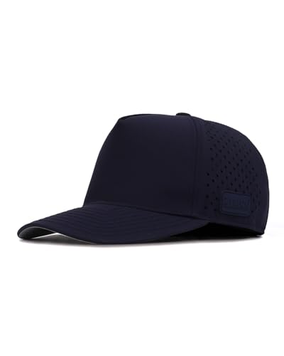Image of Zylioo XXL Laser Vented Trucker Hat for Big Heads, Flat Bill Cap | Generous 2XL Fit-Airy cutout panels and a straight visor give larger head shapes cooler comfort for sunny rounds.