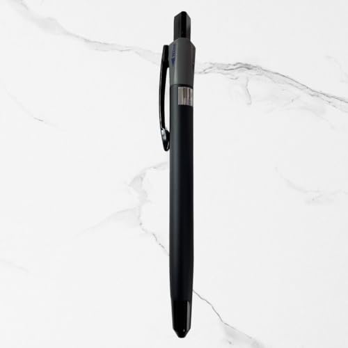 Image of Pen Paradise 3-in-1 Multi Colour Ink Metallic Glossy Black Ball Pen | Click Mechanism | Blue, Red & Black Ink | 0.6mm Smooth Writing Tip | Premium Office Pen for Professionals & Gifting | Pack of 1