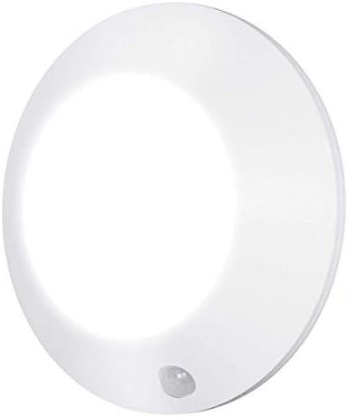 HONWELL Motion Sensor Ceiling Light Indoor Outdoor, LED Bathroom Ceiling Porch Light Wireless Battery Operated for Hallway Garage Bedroom Closet Stairs Basements Pantries Laundry Room
