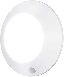 HONWELL Motion Sensor Ceiling Light Indoor Outdoor, LED Bathroom Ceiling Porch Light Wireless Battery Operated for Hallway Garage Bedroom Closet Stairs Basements Pantries Laundry Room