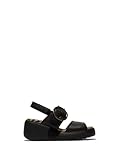 Sandalia Fly London Digo939fly, Sandalia Mujer, Black, 41 EU