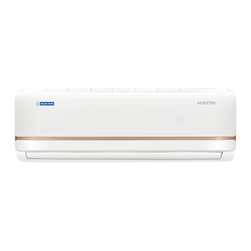 Blue Star 2 Ton 5 Star Turbocool Inverter Split AC (Copper, Convertible 5-in-1 Cooling, 2024 Model, Bluestar IC524TKUR,White)