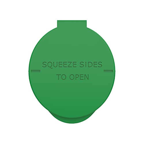Image of 116mm CR Plastic Packaging Pop Top Tubes - Child Resistant Travel Holder Vial Containers - 500 Qty (Green)