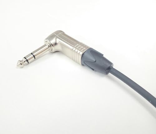 Cable de audio estéreo 3.5mm a 1/4" TRS, 3ft miniatura 3