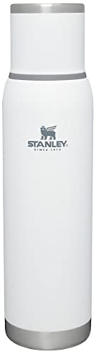 Image of Stanley Adventure-To-Go Vacuum Bottle 1.4 qt | Wide Mouth with Leakproof Cup Lid | Keep Drinks Hot or Cold | Packable for Travel | Insulated Stainless Steel Thermal Bottle | BPA-Free | Polar