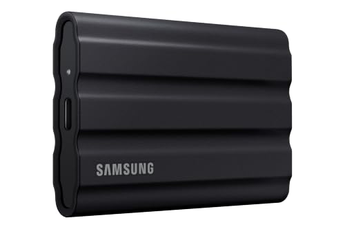 Image of Samsung T7 Shield Portable SSD 1TB, USB 3.2 Gen2 External SSD, Up to 1,050MB /s, Rugged, IP65 Water & Dust Resistant, for Photographers, Content Creators and Gaming, Mac Compatible, MU-PE1T0S, Black