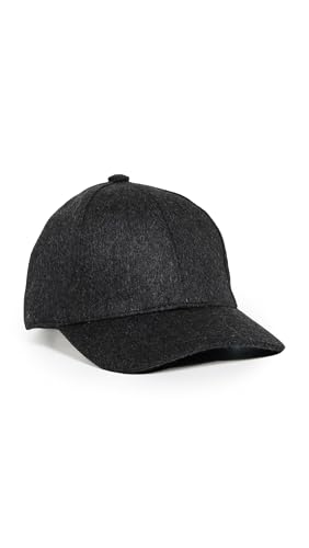 Vince Mens Cashmere Baseball Cap H. Charcoal S-M