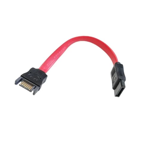 Cable de extensión SATA 7 pines rojo 10 cm